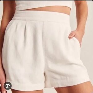 Abercrombie linen shorts